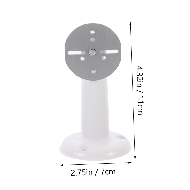 TEHAUX 2Pcs Adjustable Wall Mounted Security Bracket Swivel CCTV Holder