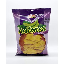 Bemar Snacks Tostones Garlic 24 bags/4oz per bag