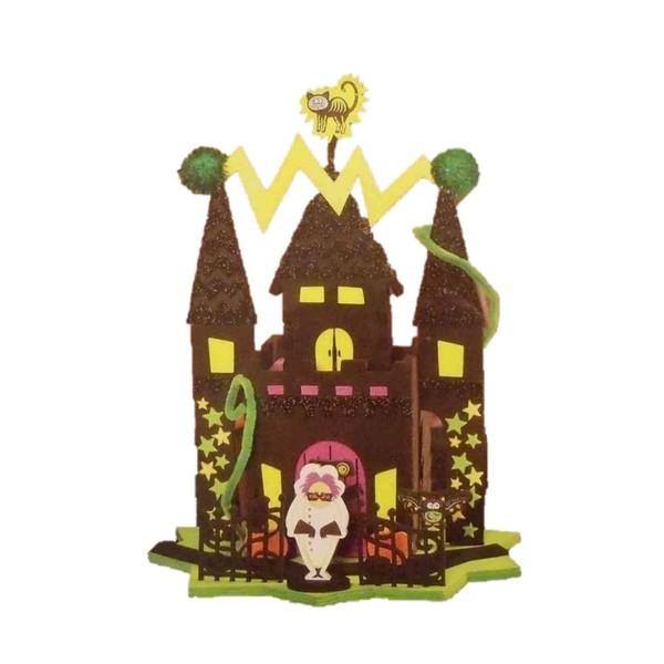 Meggan's Warehouse Halloween 3D Activity Kit, Boo-ology Lab (65 Pieces,