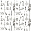 Youdiyla 60pcs Alloy Music Symbol Instrument Set Series Pendant Jewelry