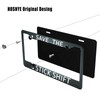 HOSNYE Save The Stick Shift License Plate Frame Metal License