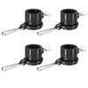 MECCANIXITY Flag Pole Rings Mounting Clips Rotating Adjustable Fasteners 19mm