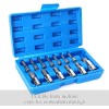 Unbranded 13 Piece Hex Bit Socket Set, S2 Steel Bit