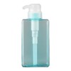 450ml Square Pump Dispenser Refill Bottle for Shampoo & Body Wash Blue 3ea