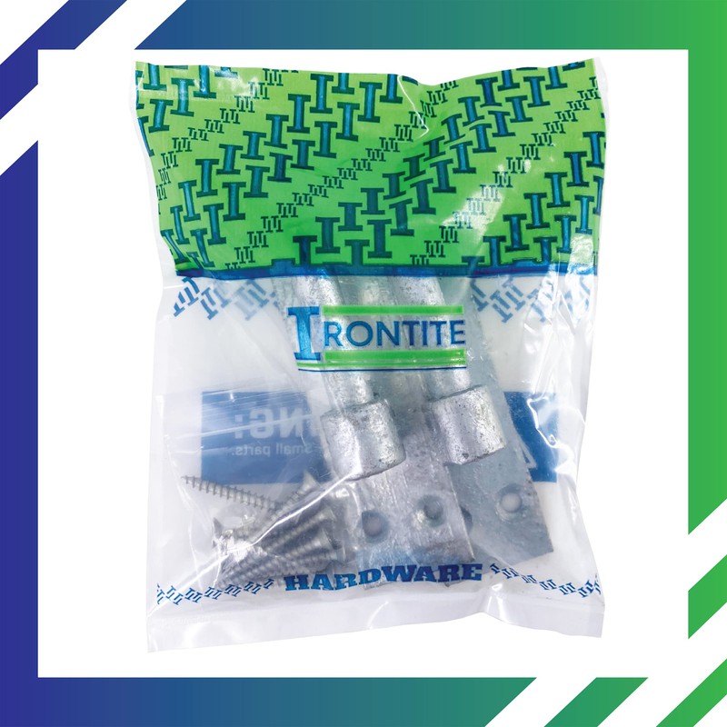 IRONTITE® Hooks On Plates Gate Hinges with 12mm Pin to