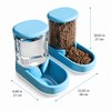 3.8L Pet Feeder & Water Dispenser – Automatic Food and
