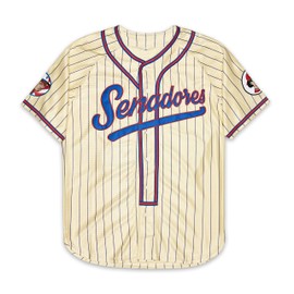 Criollos Caguas #21 Roberto Clemente Baseball Jersey Puerto Rico World Game Classic Jerseys Stitched Blue XXL