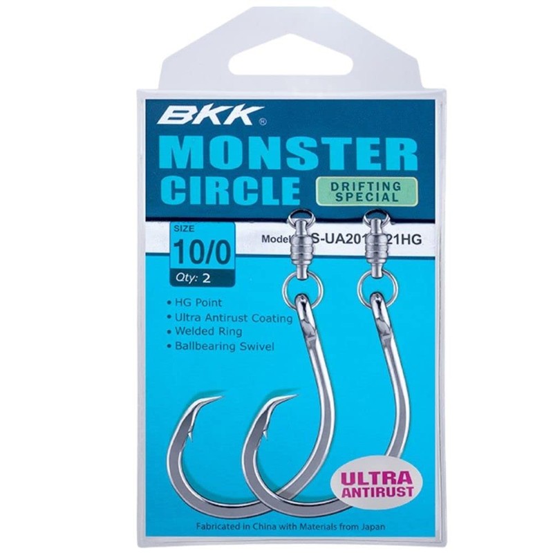 BKK Hook A-BR-5610 Monster Circle Drifting Special Size 6/0# Pack