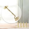 1pcs Cabin Hook 4 Inch Solid Brass Hook and Eye