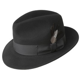 Bailey Of Hollywood Men, Women Blixen Litefelt® Fedora Black XL