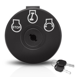 Lawn Mower Ignition Switch with Key 5 terminals Compatible with MTD Craftsman Ariens Zero Turn Bad Boy Lawn Tractor Murray Sabre Scotts Yard Machines Replace# 925-04659 725-04659