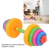 Adjustable Dumbbell Toy Plastic Fitness Weight Lifting Dumbbell for Kids