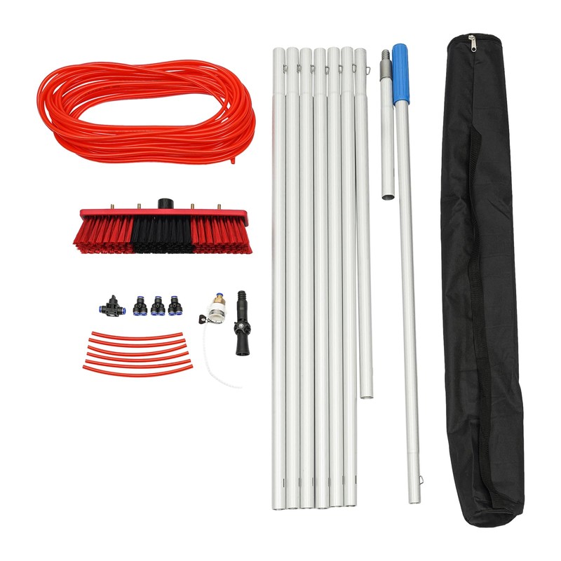 Window Cleaning Poles Water Fed Brush Window Solar Panel Cleaning