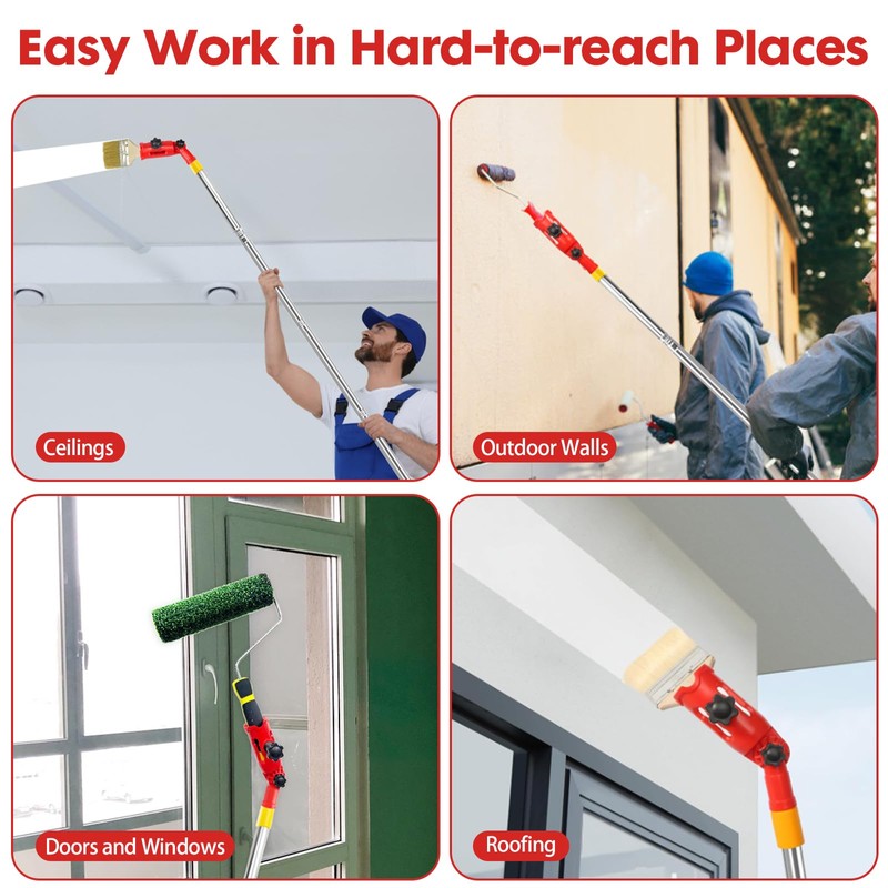Infreecs Multi-angle brush extension, paint brush extension, multi angle paint