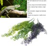 3pcs Artificial Reptile Plants Reptiles Terrarium Leaves for Lizards Geckos