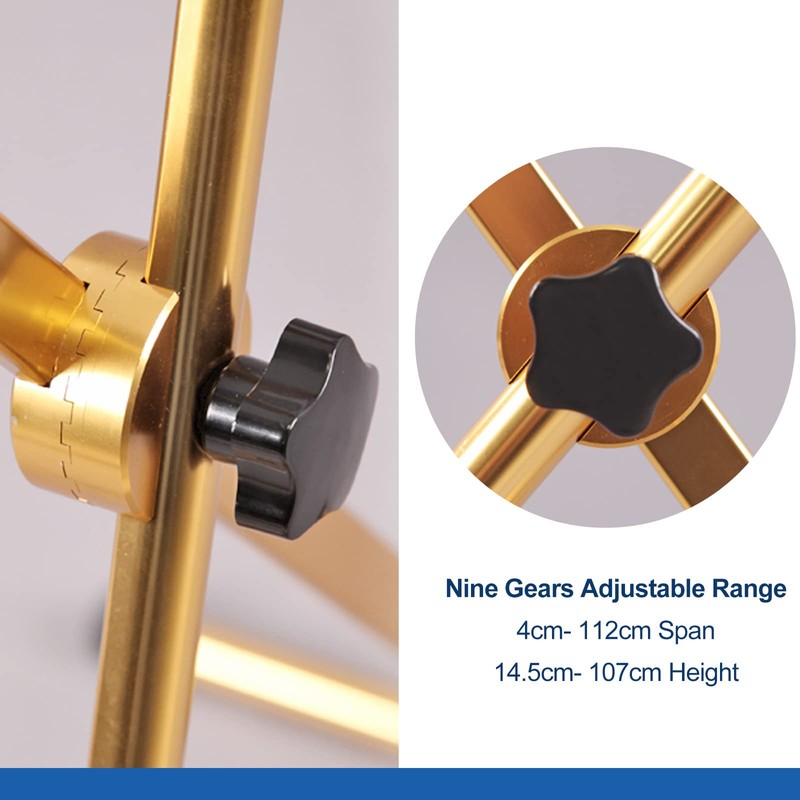 FMS Model Airplane X Display Stand/Holder V2 - Gold