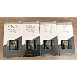 CND Shellac  XPRESS5 Top Coat 0.5 FL OZ / 15mL - Pack of 4