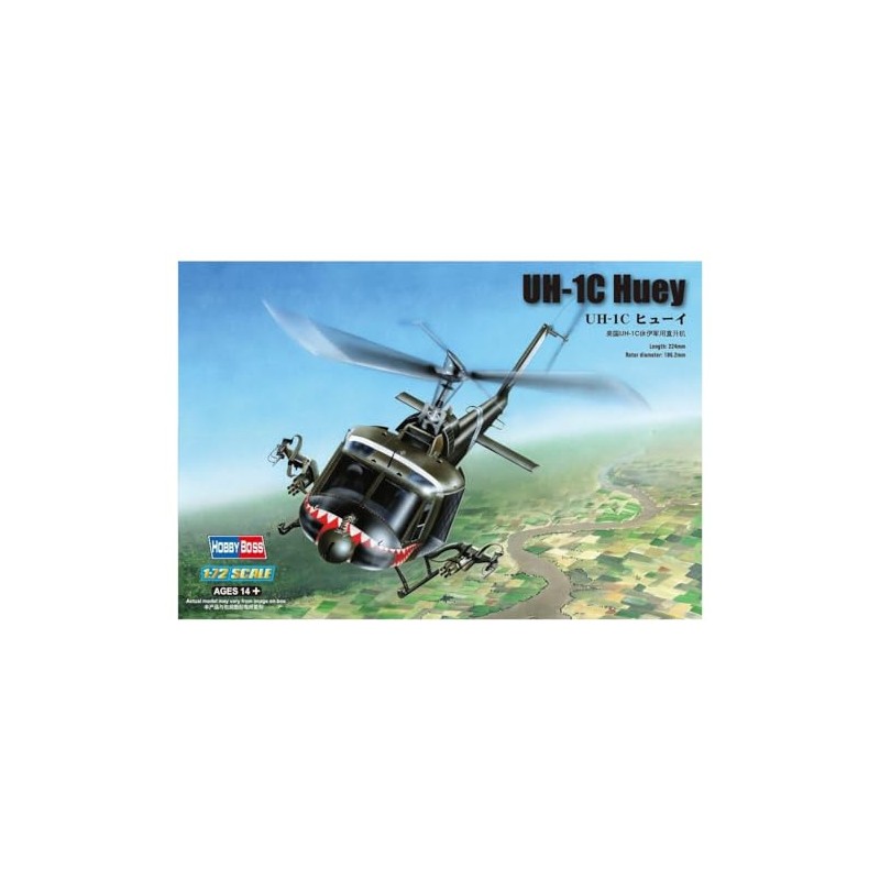 Hobby Boss 87229 Modellbausatz UH-1C Huey