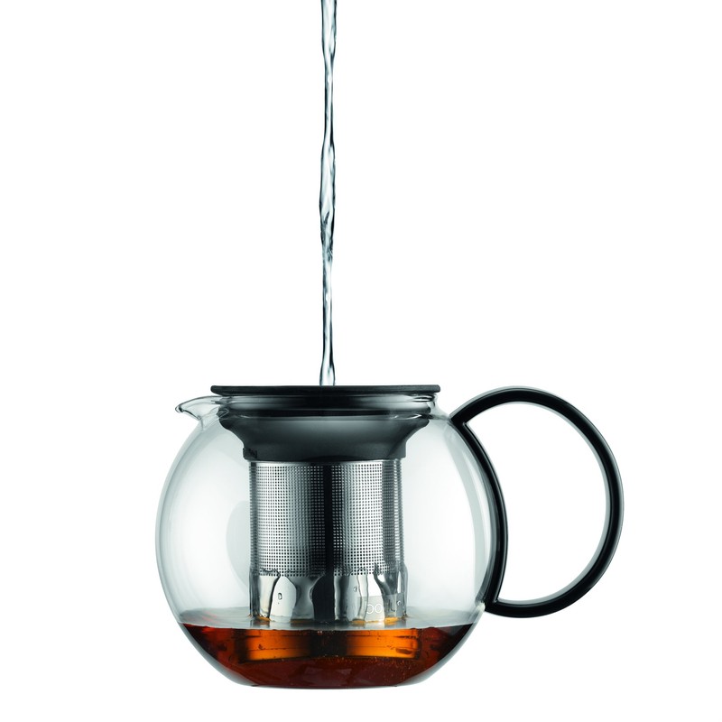 Bodum Assam Glass Tea Press with Stainless Steel Filter and