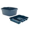TENLITE SET OF 2 Large Rectangular Washing Up Bowl with