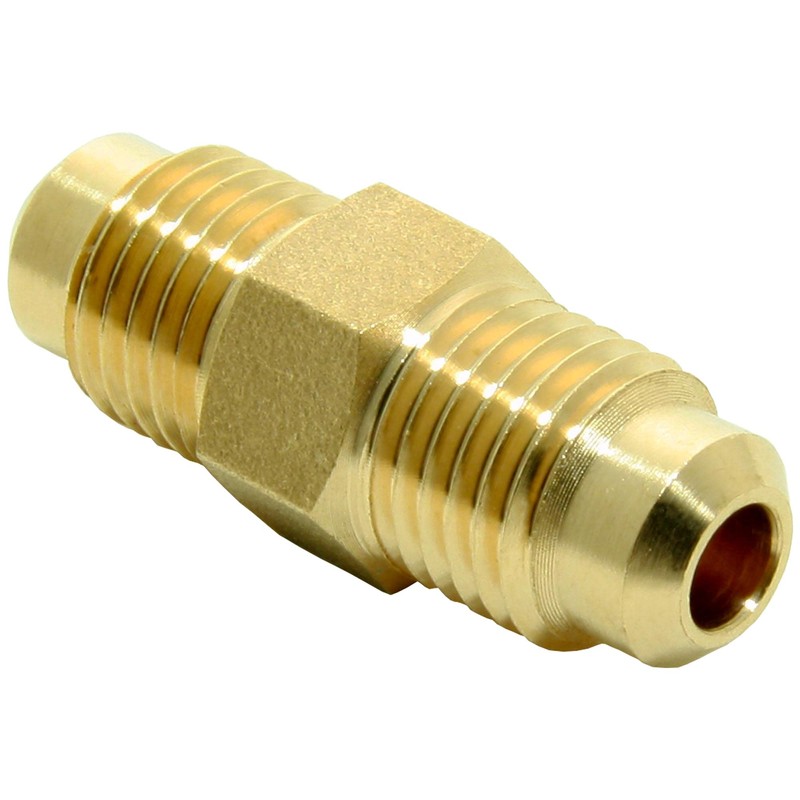 Connection Nipple Set 1/4 Inch with Threaded Union Nuts for