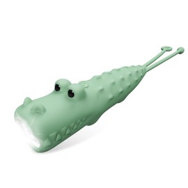 Tepreswes Crocodile Kids Flashlight Rechargeable, LED Flashlight for Boys & Girls, Fun Lightweight Flashlights for School Kid for Camping & Outdoor Adventures, Birthday Gift,1 Pack-Crocodile