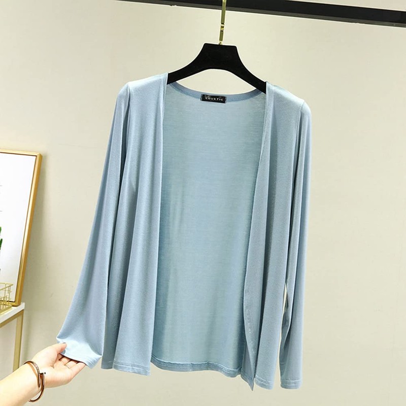 fyetemon Cardigan, Women's, Cooling Protection, UV Protection, Sunscreen, Solid, Simple,