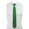 trilece Emerald Green Ties for Men - Mens Solid Color
