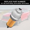Upgrade Aluminum Engine Oil Filter Housing Cap with Oil Filter