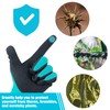 DURATECH 6 Pairs Garden Gloves, Work Gloves with Latex Coating,