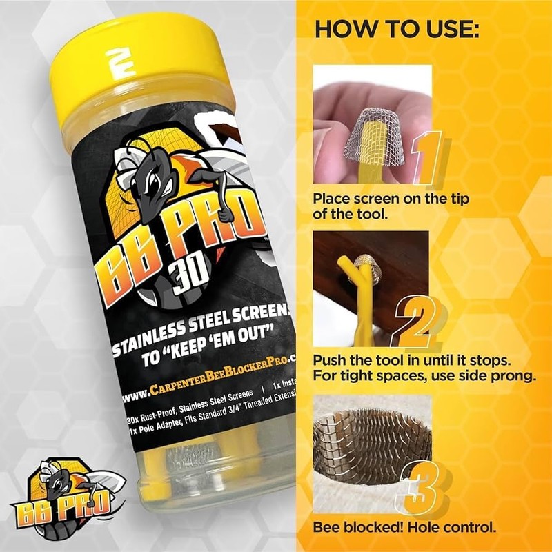 Carpenter Bee Traps for Outside – BB PRO® (30 Count)