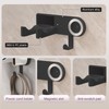 HAVICATO Wall-Mounted Hair Dryer Holder, Adhesive Blow Dryer Holder, Hairdryer