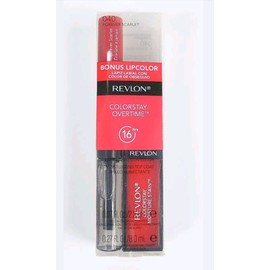 Revlon Overtime Moisture Stain - Forever Scarlet or Shanghai Sizzle (040) - 0.07 Oz