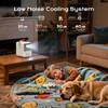 BESGEER Mini Projector WiFi for Tufting, 5.2 Built-in Bluetooth Portable