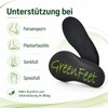 Green-Feet Orthopaedic Insoles Further Designed For Lower Arch Foot Splayfoot