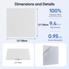 UNECHO 12 Pack 12" X 12" X 0.4" Acoustic Panels
