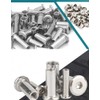 ZUZGO Sleeve Nut M6 M8 Hexagon Socket Binding Screws Sleeve