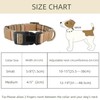 Classic Plaid Design Cotton Dog Collar with Black Quick-release Buckle,