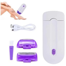 Regalos para el día de San Valentín para ella, borrador de cabello suave y sedoso, herramienta portátil de depilación sin dolor, depiladora recargable