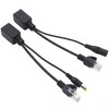 1 Pair Audio Fan POE Splitter POE Adapter RJ45 Wired