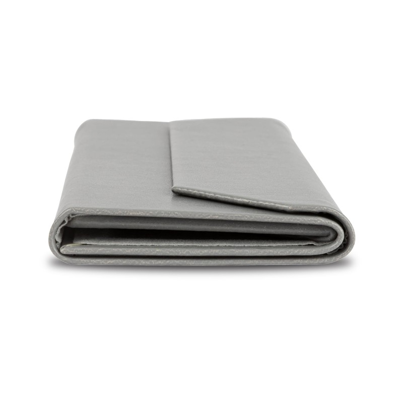 LAGO TERRA Premium Triangular Foldable Glasses Case - Grey