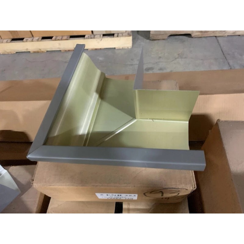 Quality Aluminum 5" 90 Degree Outside Corner Gutter Mitre Carey