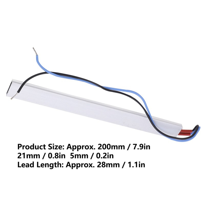 PTC Heating Plate Constant Temperature Ceramic Aluminum Heater 200x21x5mm 170℃