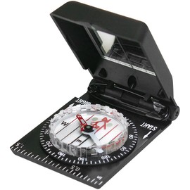 Mini Compass, Black, One Size