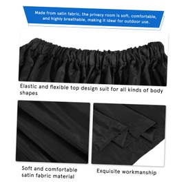 BESPORTBLE Lightweight Privacy Tent Car Changing Tent Cover for Outdoor Activities Beach Random Color