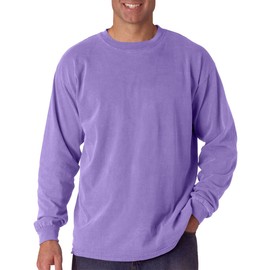 Comfort Colors Adult Long Sleeve Tee, Style 6014 M Violet TST