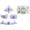 PME JEM Scrolls & Pansy Cutters, Set of 4,17 x