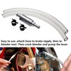 Lenxnmy Brake Clutch Bleed Hose One Way Valve Motorcycle Car