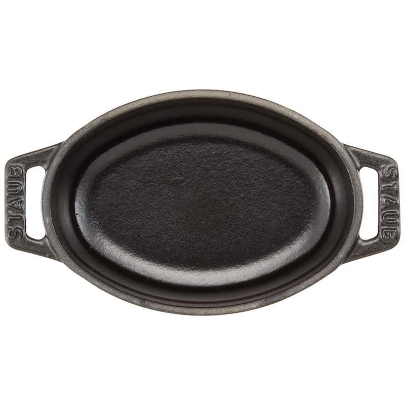 STAUB Cocotte Oval 11cm Black