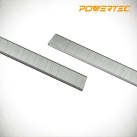 POWERTEC 12 Inch Planer Blades for Delta TP300, 22-540 Planer, Replacement for 22-547 Planer Knives, Set of 2 (12810V)